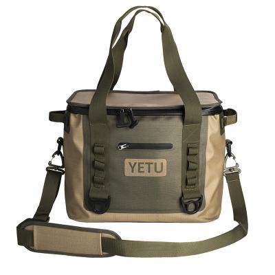 China Yetu 840D Outdoor Soft Sided Cooler Bag Tote Breast Milk Insulated Jute Waterproof Picnic Cake Water Proof for sale