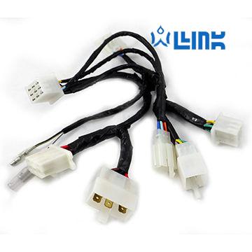 China Motorcycle Auto Wire Harness And Cable Assembly For UL1007 Alarm System for sale