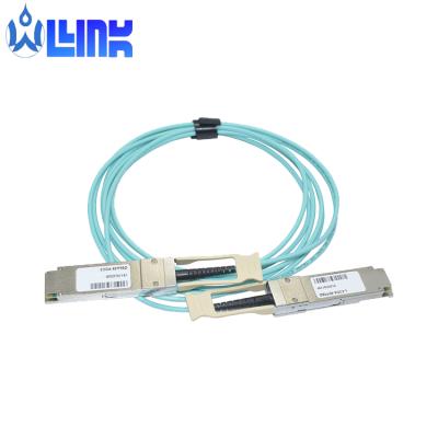 China Cable Aoc Qsfp28 Solar Transceiver Module Cable 100g Qsfp28 To Qsfp28 Aoc Active Optical Cable 1m 3m 7m 10m 15m 20m Active 100g / 4*25g 5m Single for sale