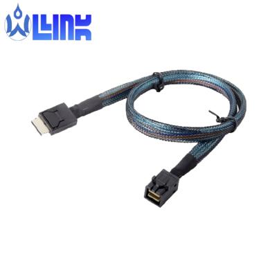 China Solar Cable OCuLink PCIe SFF-8611 4i to SFF-8643 OLINK CABLE for sale