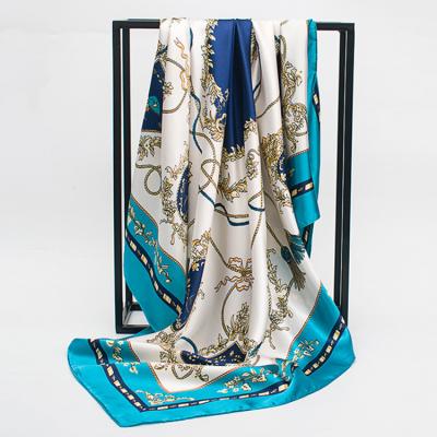 China Noble Square Cloth Female 100% Luxury Soft Silk Scarf for sale