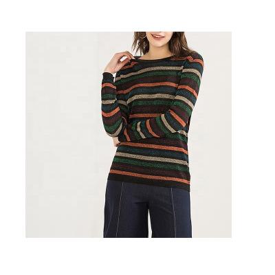 China Anti-wrinkle wholesale price ladies single sweater knitted long sleeve sweater warm knitted pullover for sale