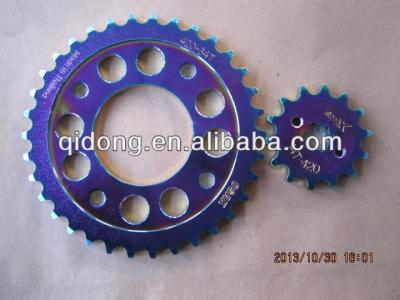 China Color the pinion 420 428 520 530 for sale