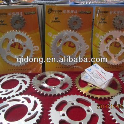 China rs100 transmission motorcycle chain sprocket for sale