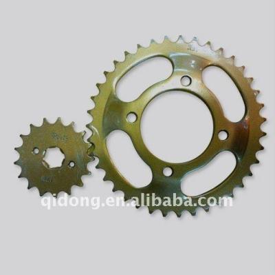 China 39t-17t Steel Teeth Motorcycle Steel Sproket for sale