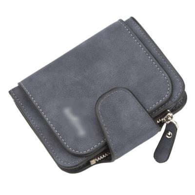 China Women's Short Wallets Small And Thin Coin Pocket Anti-theft Women's Wallet Latch Purse for sale