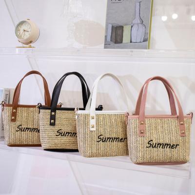 China Beach fashionable straw fashion tide female handbag for women leisure cross - body bag ladies shoulder bag for sale