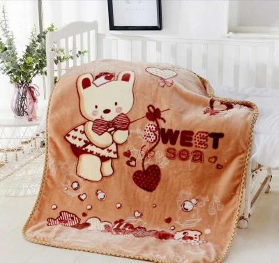 China Anime Super Soft Custom Fleece Blanket Cat Anti-pilling Jacquard Blanket For Home for sale