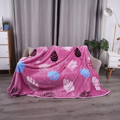 China 2020 new anti-pilling design fleece blanket used for baby and adult blanket for sale