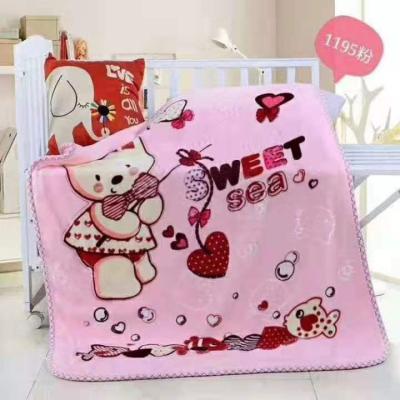 China Disposable Hot Seller Super Soft 100% Polyester Fabric For Baby Blanket for sale