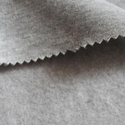 China China Supplier Gray Fleece Poly Blend Flame Retardant Brush Fleece Fabric for sale