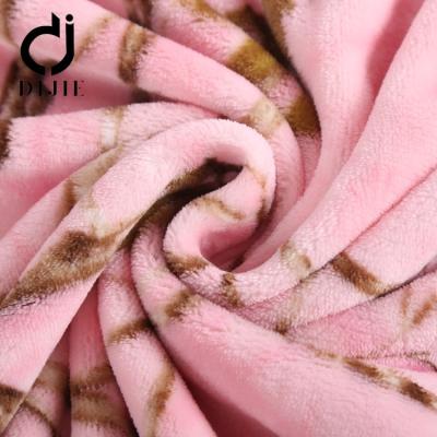 China Wholesale cheap single or double jacquard pig fleece digital printing fabric anti-static for sale