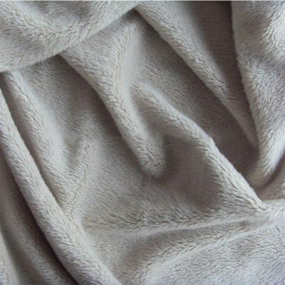 China New anti-static palladium polyester teddy bear fleece fabric for sale