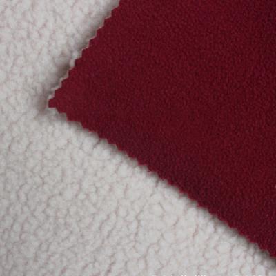 China China Supplier Anti Static Micro Fleece With Artificial Lamb Fabric Bonded for sale