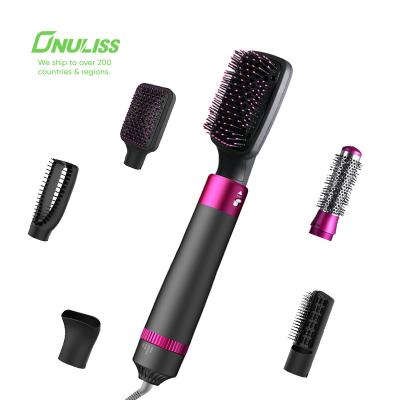 China One Step Negative Airbrush Blow Dryer Hair Ion Dryer Volume Hair Styler Negative Ionic Hot Curling Hair Dryer and Hot Airbrush for sale