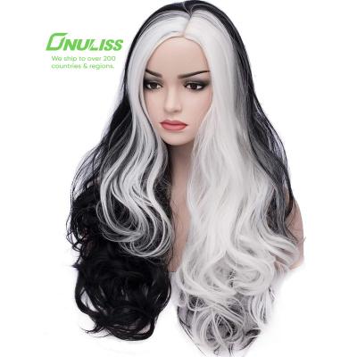 China Charming Air Double Bangs In Long Scalp Natural Wigs For Black Women Lace Front Synthetic Lace Front Wigs Hair Brazilian Wig for sale