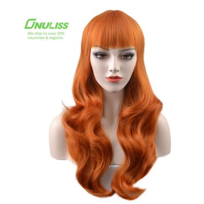 China Charming Air Double Bangs In Scalp Wholesale Long Synthetic Human Hair Virgin Hair Wigs Bangs Colored Bob Wig for sale