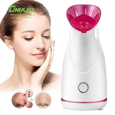 China Desktop Portable Hot Nano Ionic Facial Steamer Steamer Face Sprayer Moisturizer Moisturizer Mist Steamer Professional for sale