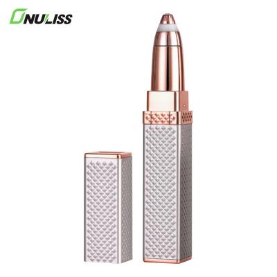 China Safety New Arrival USB Hair Remover Lady Portable Electric Eyebrow Filling Trimmer for sale