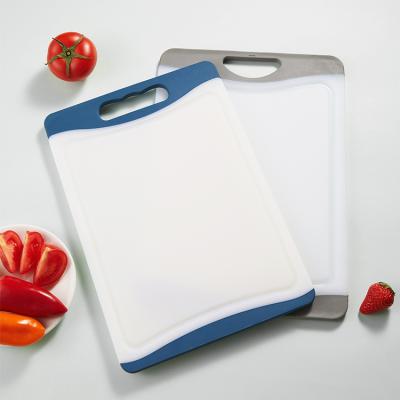 China Sustainable Creative Fruit PP Cutting Board Chopper Vegetable Food Non Slip Cutting Plate For Kitchen for sale