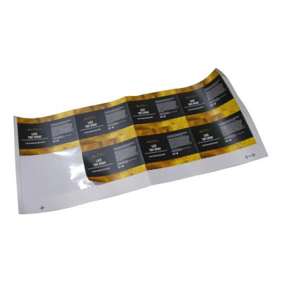 China Waterproof Custom Logo Sticker Sheets for sale