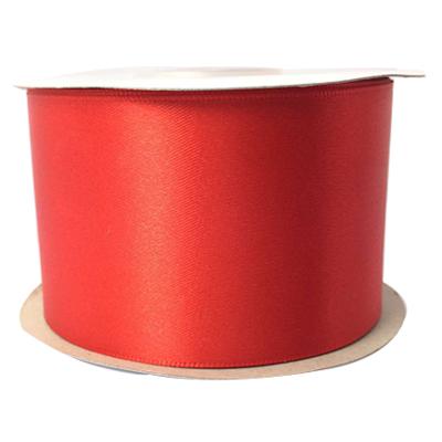 China Factory direct eco-friendly 4 inch satin ribbon 100mm polyester ribbon tape for ribbon sash for sale