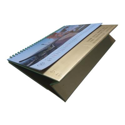 China Table Calendar Custom Printed Desk Calendars 2021 Spiral Binding for sale