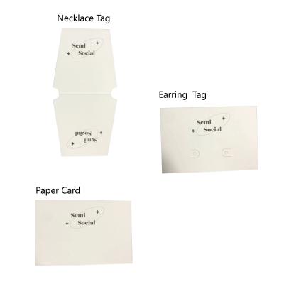 China Jewelry Tags Customized Printing Jewelry Tags for sale