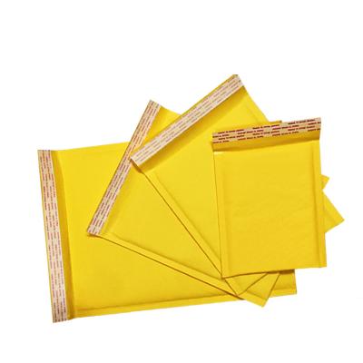 China 100 PCS Product Packaging Wholesale Kraft Paper Bubble Padded Envelopes Package for sale