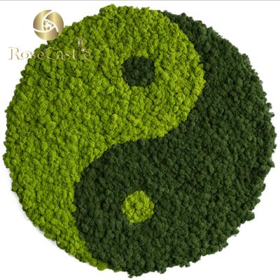 China Yunnan Handmade Customized Latest Design Handmade Reindeer Preserved Moss Board for sale