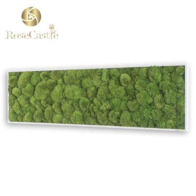 China Factory Price Home Decoration Handmade Wholesale Reindeer Preserved Moss Wall for sale