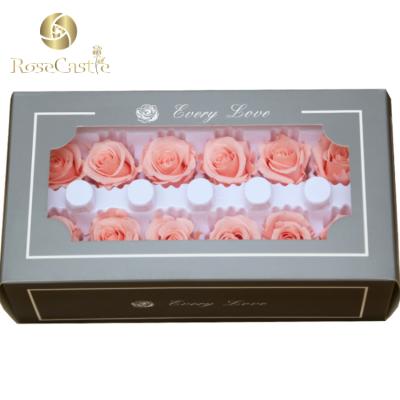 China Yunnan Wholesale 4cm 3cm Best Natural Touch Preserved Rose Head Of Yunnan Grade for sale