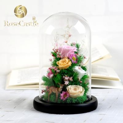 China 2019 Natural Contact Yunnan Factory Sales Customized Preserved Roses For Wedding for sale