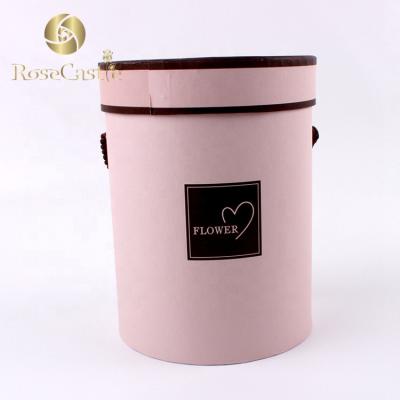 China 2019 Popular European New Style Portable Flower Bucket Gift Box Recyclable for sale