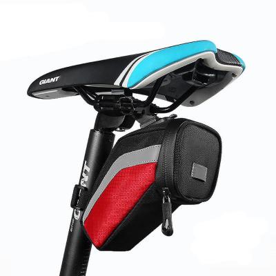 China Bicycle Cycling Rear Seat Bag Water Resistant 3D Shell Cycling Rear Seat Bag Bicycle Saddle Bag for sale