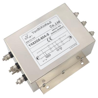 China Yanbixin Line Three Low Pass Three Phase Power EMI Filter for sale