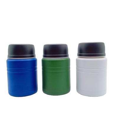 China Business Colorful Triple Food Jar Food Vacuum Insulated Kids Stainless Steel Thermos Food Jar for sale