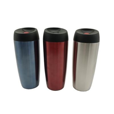 China 2021 Success Stainless Steel Travel Tumbler 15oz Coffee Mug Wine Cup Viable Coffee Mug With Lid for sale