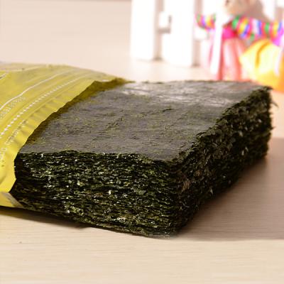 China Dry Dried Korean Roasted Sushi Packaging Roasted Seaweed Snacks for sale