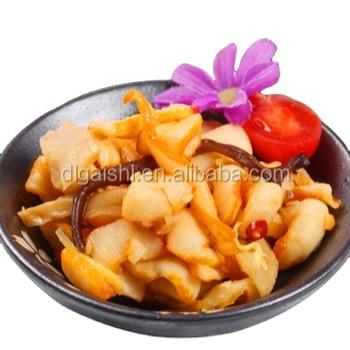 China Hot High Quality Japanese Fresh Snacks Wholesale Hot Low Sugar Calamari Squid Frozen Seasoned Salad Chuka Ika Sansai for sale