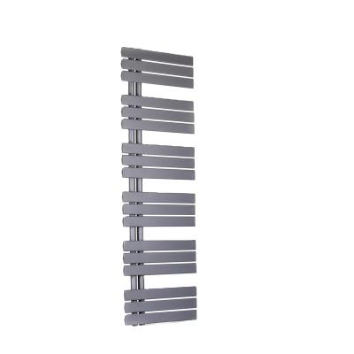 China Modern Black Water Radiator Ladder Shape Heated Towel Rail Radiator for sale