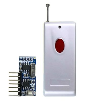 China Long Distance Durable Single Key High Power Kilometer Remote Control With High And Low Frequency 433MHZ Decoding Module Output Kit for sale