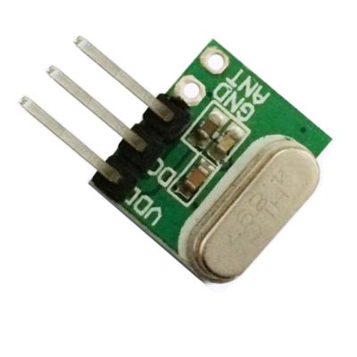 China Durable micro volume ultra small 5 volt high frequency superheterodyne wireless receiver module for sale