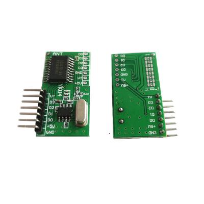 China FBD-YK04 433mhz rf transmitter durable wireless module 4 channel rf remote control r transmitter for sale