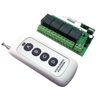 China Durable 12V Learning Type Four Way Remote Control Switch for sale