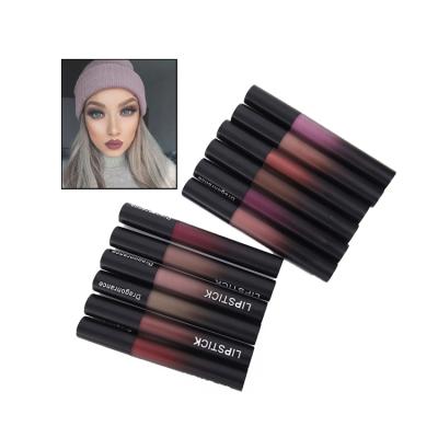 China Waterproof Professional Matte Lip Stick Nudity Velvet Makeup Long Lasting Lipstick for sale