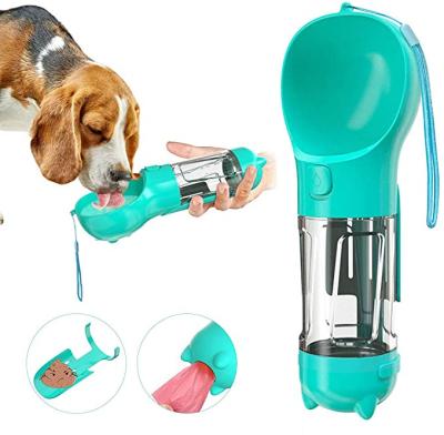 China Low MOQ Dog Water Bottle Cup Puppy Travel Viable Portable Dispenser Bowl Leakproof Drinker Driver For Outdoor Walking Hiking for sale