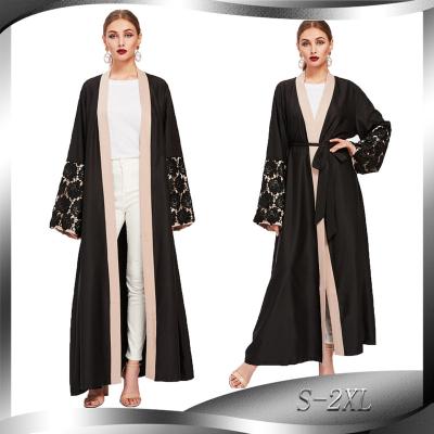 China Best Hot Selling Casual Muslim Abaya Abaya Dubai Hijab Comfortable Feel Dress Women Islamic Clothing Turkish Open Muslim Dress For Women for sale