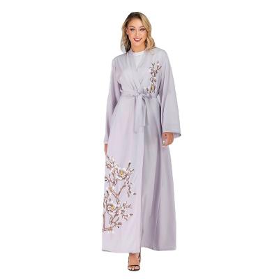 China 2021 summer comfortable women's Muslim feel corset dresses beading dresses for ladies honor islamic clothing women maxi abaya for sale