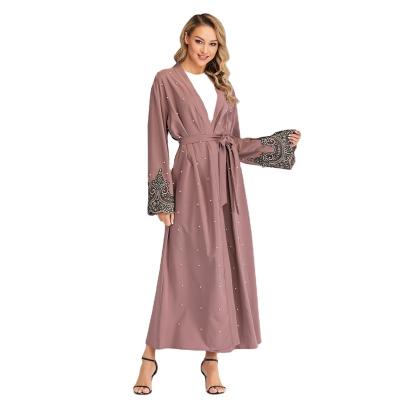 China Comfortable Feel New Islamic Abaya Dresses Muslim Women Ladies Kaftan Kaftan Malaysia Abayas Dubai Ladies Arab Turkish Women Clothing for sale